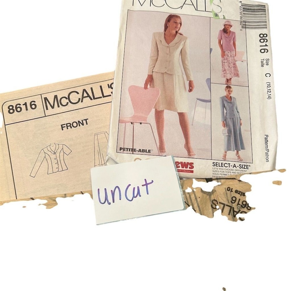Vintage 90s Y2K McCall's Uncut Sewing Patterns Lot - Dresses & Skirts (6) - Picture 13 of 16